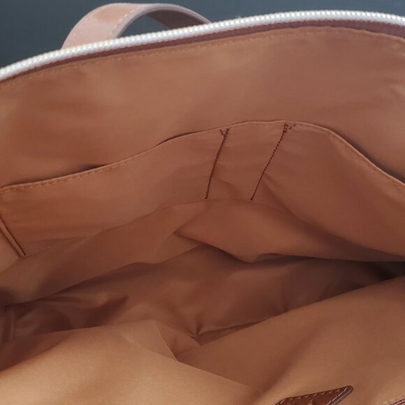 Fossil Bags | Fossil Felicity Signature Tote Handbag Taupe Tan | One Size - Picture 5 of 12